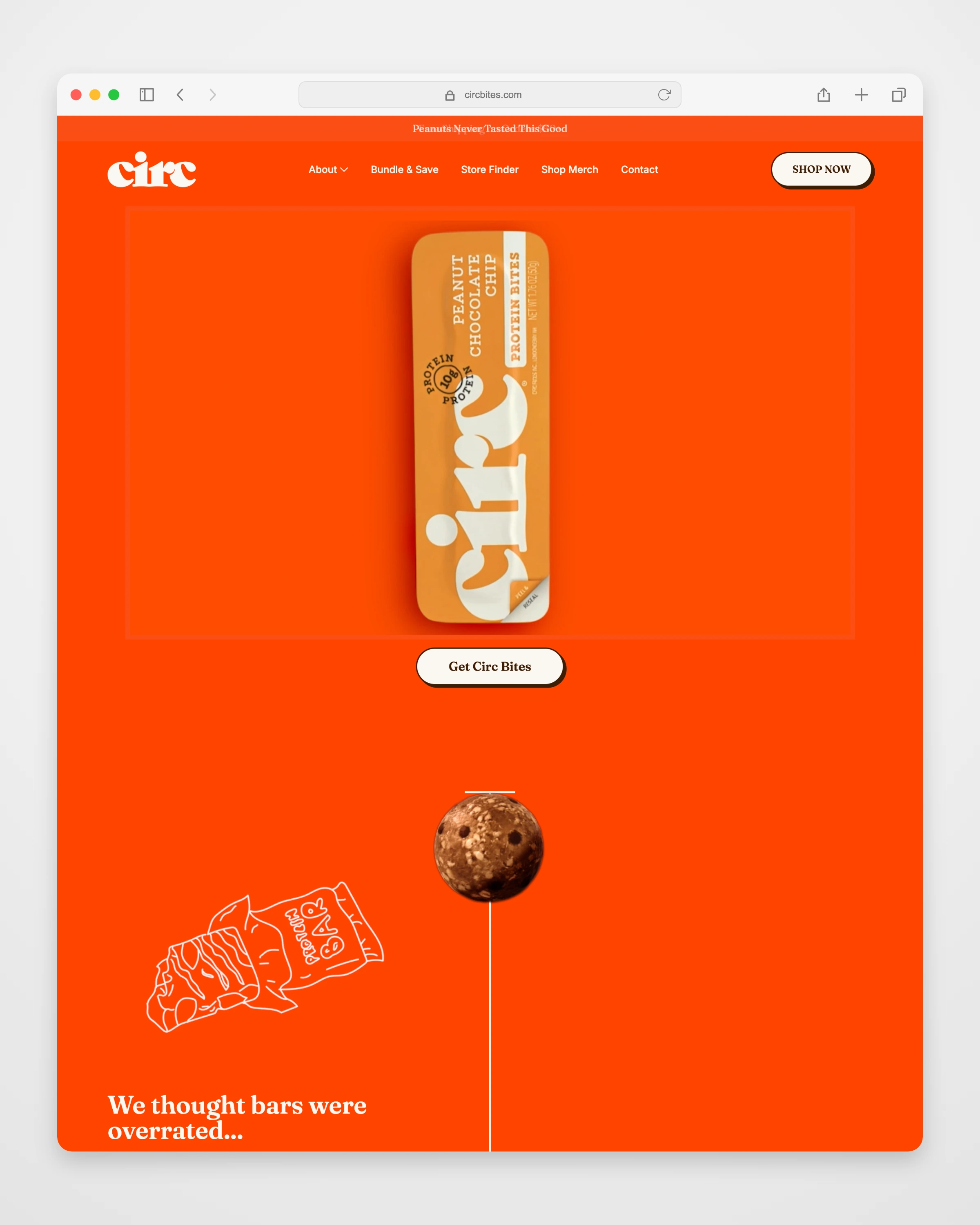 CirC collection or service page mockup