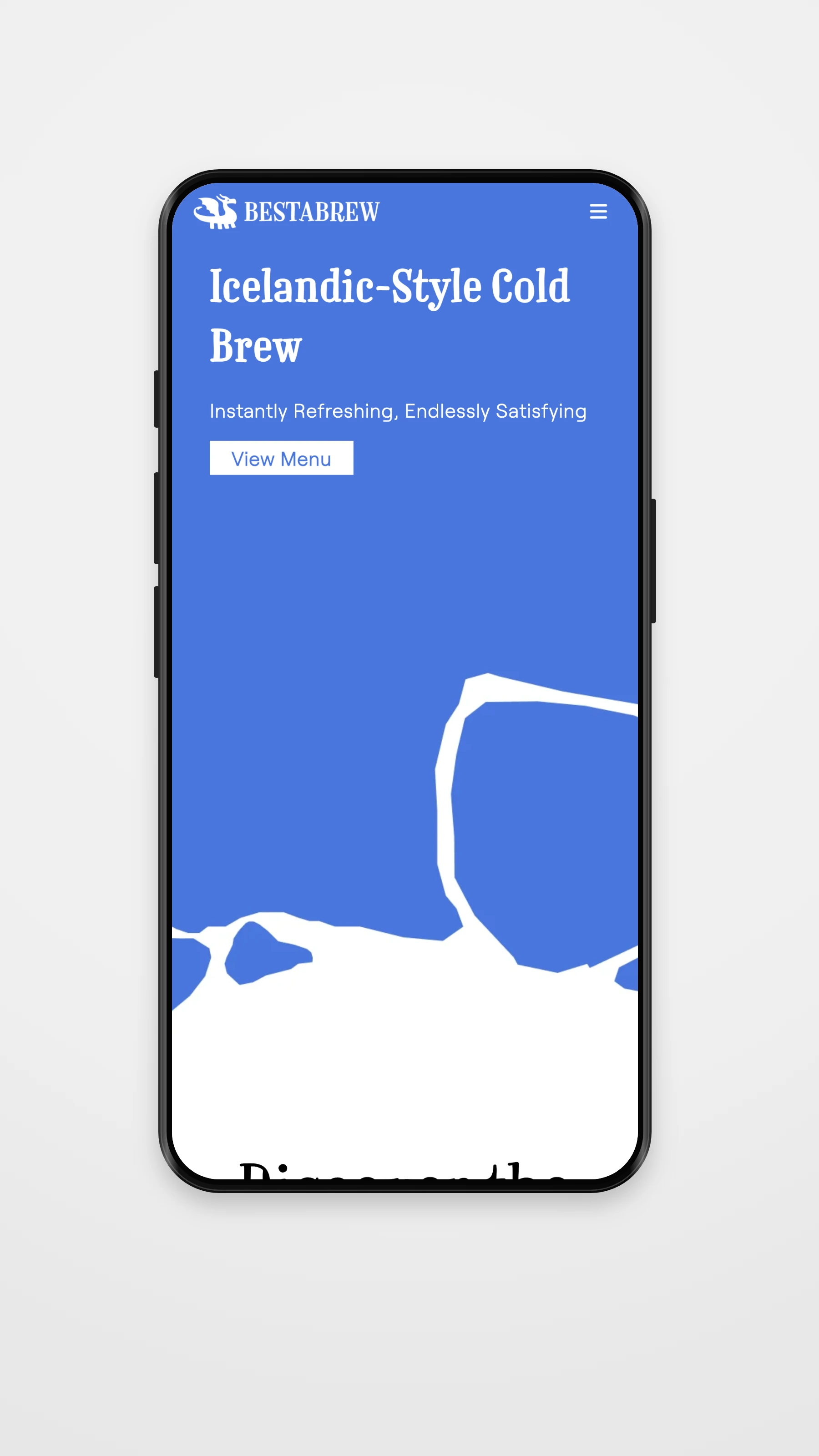 Bestabrew mobile detail page mockup