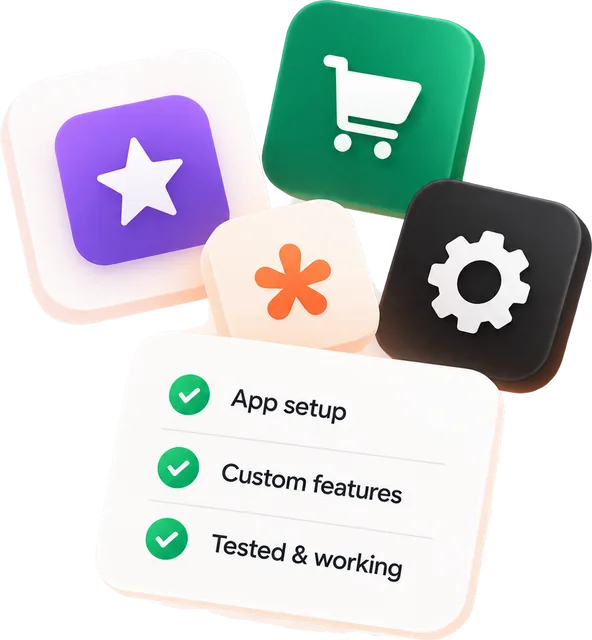 Apps and custom features